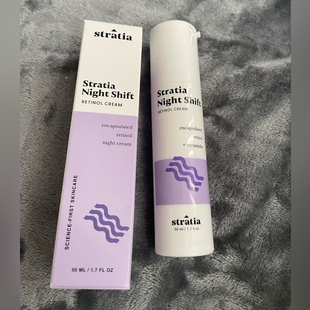 Stratia night cream with retinol NWT!